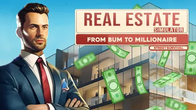 REAL ESTATE Simulator - FROM BUM TO MILLIONAIRE: Street Survivalのパッケージ画像