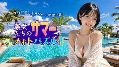 美女たちのサマーフォトパズル 〜夏の日差しとリゾートの思い出〜のパッケージ画像