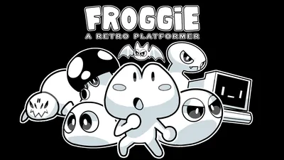Froggie - A Retro Platformerのパッケージ画像